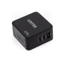 Unitek Wall Charger Travel GAN 2x USB-C 1x USB-A 65w | P1117B  | 4894160049148 | LADUTKSIC0018