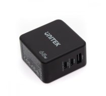 Unitek Wall Charger Travel GAN 2x USB-C 1x USB-A 65w | AZUNIUL00000002  | 4894160049148 | P1117B