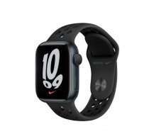 Apple Watch Nike Series 7 GPS, 45mm Midnight Aluminium Case with Anthracite/Black Nike Sport Band - Regular | MKNC3WB/A  | 194252596388