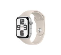 Apple Watch SE GPS 44mm Starlight Aluminium Case with Starlight Sport Band - S/M | ATAPPZABS2MRE43  | 195949004230 | MRE43QP/A