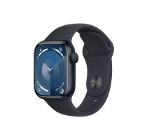 Apple Watch Series 9 GPS 41mm Midnight Aluminium Case with Midnight Sport Band - M/L | ATAPPZABS9MR8X3  | 195949029943 | MR8X3QP/A