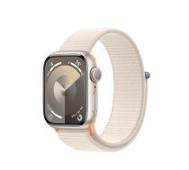 Apple Watch Series 9 GPS, 41mm Starlight Aluminium Case with Starlight Sport Loop | ATAPPZABS9MR8V3  | 195949029721 | MR8V3QP/A