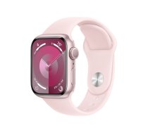 Apple Watch Series 9 GPS 45mm Pink Aluminium Case with Light Pink Sport Band - M/L | ATAPPZABS9MR9H3  | 195949031922 | MR9H3QP/A