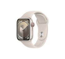 Apple Watch Series 9 GPS + Cellular 41mm Starlight Aluminium Case with Starlight Sport Band - M/L | ATAPPZASS9MRHP3  | 195949021640 | MRHP3QP/A