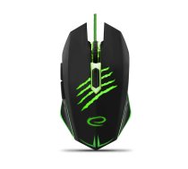 Esperanza WIRED FOR PLAYERS MOUSE 6D Optical USB MX209 CLAW GREEN | UMESPRPGEGM209G  | 5901299925577 | EGM209G