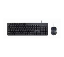 GEMBIRD KEYBOARD +MOUSE USB ENG/ KBS-UM-04 GEMBIRD