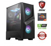 MDATA GAMING Ryzen 5 5500 32GB 512GB SSD RTX 4060 8GB NoOs Stacionārais dators