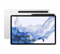 SAMSUNG Galaxy Tab S8 Plus 128GB 5G X806 Silver Planšetdatori Latvijā