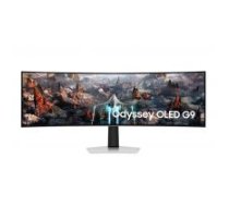 SAMSUNG Monitor|SAMSUNG|Odyssey OLED G9 G93SC|49"|Gaming/ Curved|Panel OLED|5120x1440|32:9|240Hz|0.03 ms|Height adjustable|Tilt|Colour Silver|LS49CG934SUXEN Monitors