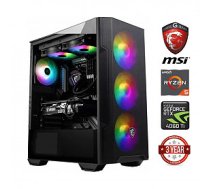 MDATA GAMING Ryzen 5 7600 16GB 512GB SSD NVME 2TB HDD RTX 4060 Ti NoOs Stacionārais dators