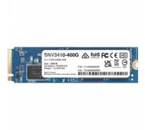 SYNOLOGY SSD|SYNOLOGY|SNV3400|400GB|M.2|PCIE|NVMe|Write speed 750 MBytes/ sec|Read speed 3000 MBytes/ sec|TBW 491 TB|MTBF 1800000 hours|SNV3410-400G