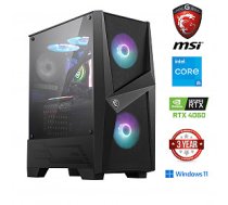 MDATA GAMING Core i5-12400F 8GB 1TB SSD RTX 4060 Windows 11 Stacionārais dators