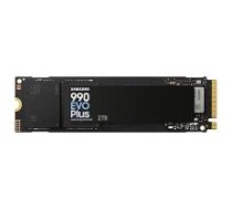 SAMSUNG SSD|SAMSUNG|990 EVO Plus|2TB|M.2|PCIe Gen5|NVMe|TLC|Write speed 6300 MBytes/ sec|Read speed 7250 MBytes/ sec|2.38mm|TBW 1200 TB|MZ-V9S2T0BW