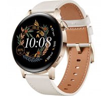 HUAWEI HUAWEI WATCH GT 3 (42MM) ROSEGOLD WITH WHITE LEATHER STRAP