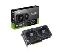 ASUS Graphics Card|ASUS|NVIDIA GeForce RTX 4060 Ti|8 GB|GDDR6|128 bit|PCIE 4.0 16x|Dual Slot Fansink|1xHDMI|3xDisplayPort|DUAL-RTX4060TI-O8G