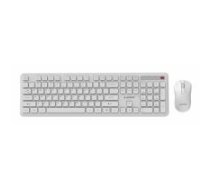 GEMBIRD KEYBOARD +MOUSE WRL ENG/ WH KBS-WPS-01-W GEMBIRD