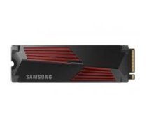 SAMSUNG SSD|SAMSUNG|990 PRO with Heatsink|4TB|M.2|PCIe Gen4|NVMe|TLC|Write speed 6900 MBytes/ sec|Read speed 7450 MBytes/ sec|TBW 2400 TB|MTBF 1500000 hours|MZ-V9P4T0CW