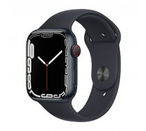 APPLE Watch Series 7 45mm GPS + Cellular Alu Case Black ReNew smart pulkstenis