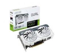 ASUS Graphics Card|ASUS|NVIDIA GeForce RTX 4060|8 GB|GDDR6|128 bit|PCIE 4.0 16x|Dual Slot Fansink|1xHDMI|3xDisplayPort|DUAL-RTX4060-O8G-WHITE