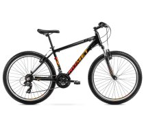 Bicycle Romet Rambler R6.0 26" 2022 black-orange-19" / L