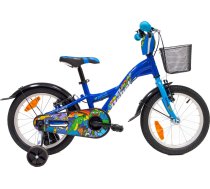 Dviratis 4KIDS Rebel 16", Size 10" (25.5 cm), mėlynas