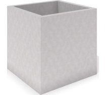 White Concrete Planter Inter-Play Deco 06