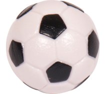 Išraižytas futbolo kamuoliukas Buffalo, juodas-baltas, 32mm