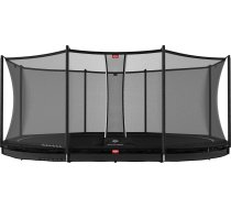 Tramplīns BERG Grand Favorit InGround - 520 cm, melns, ar Comfort drošības tīklu