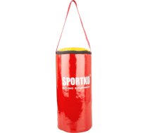 Bokso maišas vaikams SportKO MP10 19x40cm - Raudona, geltona