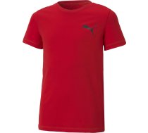 Puma Marškinėliai Paaugliams Active Small Logo Red 586980 11