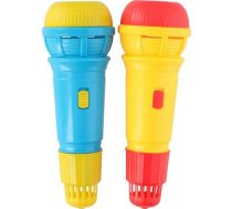 Microphone Eddy Toys, 8.2x8.2x24cm - Blue-Yellow