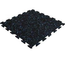 Gumijas grīdas segums, flīze - puzle, melna/Mosaic EPDM