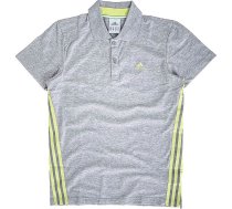 Adidas Marškinėliai Vyrams Sports Polo Grey Yellow V37343