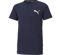 Puma Marškinėliai Paaugliams Active Small Logo Navy 586980 06