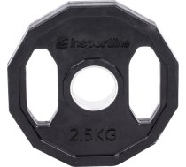 Ar gumijas pārklājumu pārklāta olimpiskā svara plāksne inSPORTline Ruberton 2,5 kg 50 mm