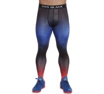 Vīriešu sporta legingi BAS BLACK Quantum - Blue-Red