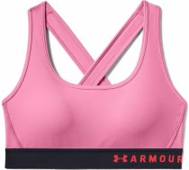 Under Armour Mid Crossback sporta krūšturis - Lipstick