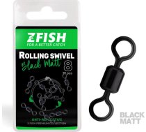 ZFISH Rolling Swivel Black Matt izmērs 8/28Kg