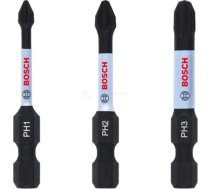 Uzgaļu komplekts Bosch Impact PH1-PH3 x 50 mm, 3 daļas