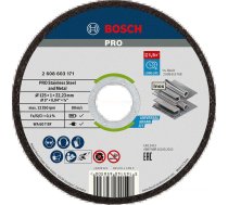 Bosch griešanas disks PRO nerūsējošajam tēraudam un tēraudam 125 x 1 x 22,23 mm