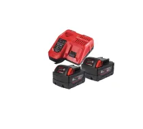 Milwaukee akumulators M18 B5-CR 2 x 5,0 Ah + M12-18 FC lДЃdД“tДЃjs