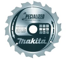 Makita zāģa disks 210 x 30 x 2,8 mm 14T 20°, naglām paredzētam kokam