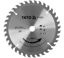 YATO zāģa asmens kokam 165 x 16 x 1,5 mm, 36T