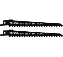YATO zāģa asmens 150 mm 4 TPI HCS, kokam - 2 gab.