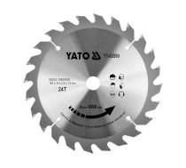 YATO zāģa disks kokam 165 x 16 x 1,5 mm, 24T