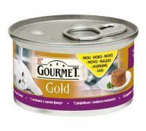 GOURMET GOLD SAVOURY CAKE konservi kaķiem 85g Vistas gaļa ar burkāniem