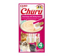 CHURU CREAMY TREAT CAT 14GX4 Tuncis/Garneles