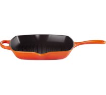 Le Creuset Čuguna grillpanna kvadrātveida 26x26cm oranža