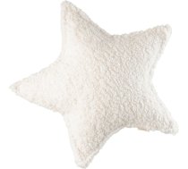 Wigiwama Cream White Star Spilvens