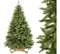 Springos Mākslīgā Ziemassvētku eglīte Premium Royal Trees, Kaukāza egle, ar koka statīvu Springos CT0186 180 cm